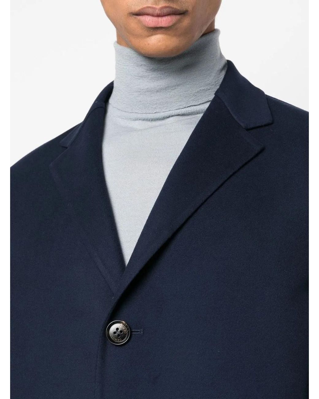 Colombo Blue Cp0034365184 Single Breasted Coat for men