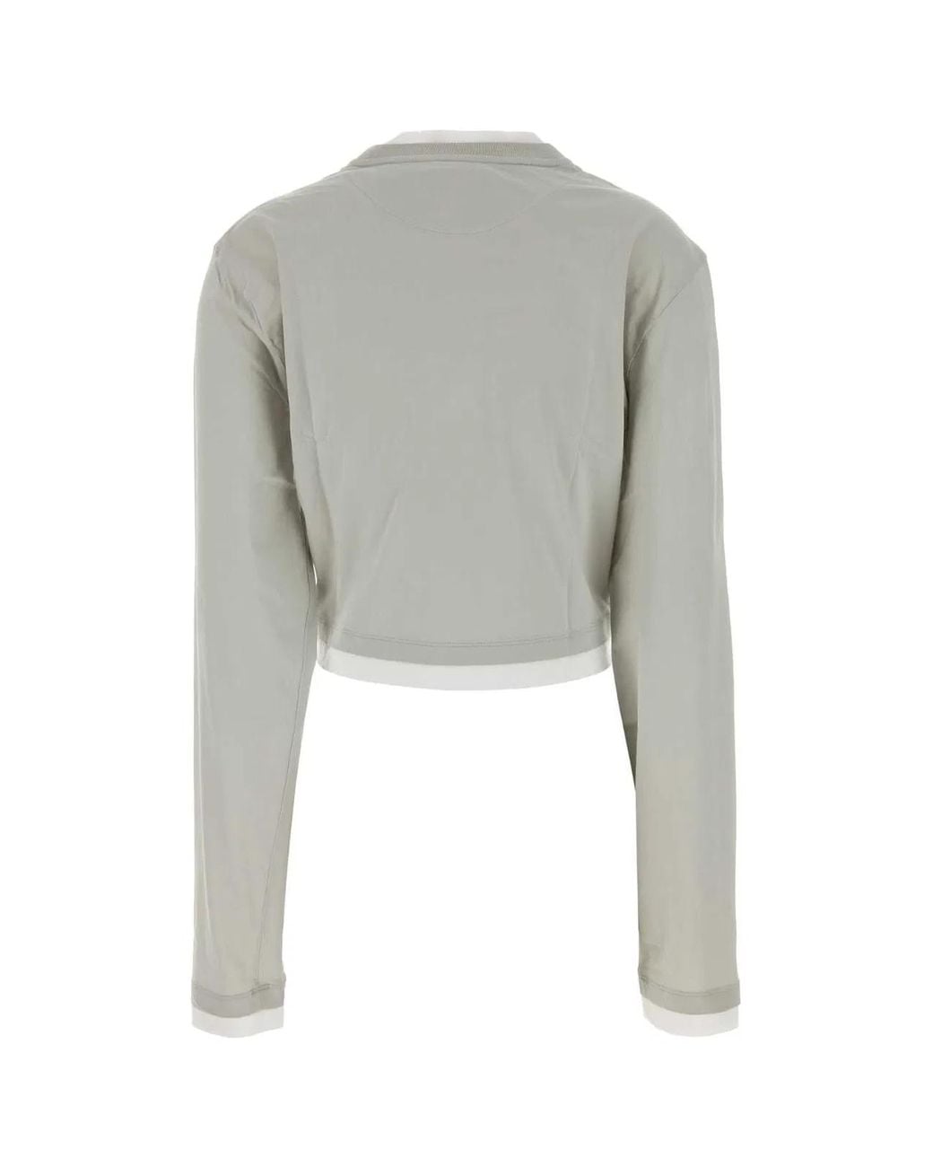 Prada Gray Cotton T-Shirt