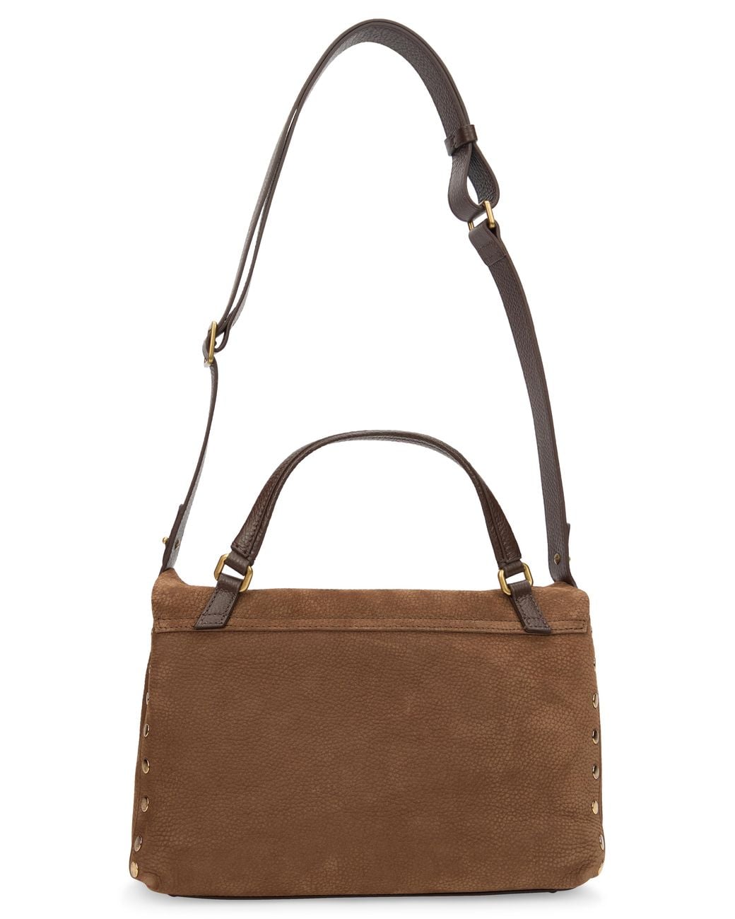 Zanellato Brown Leather Postina Bag