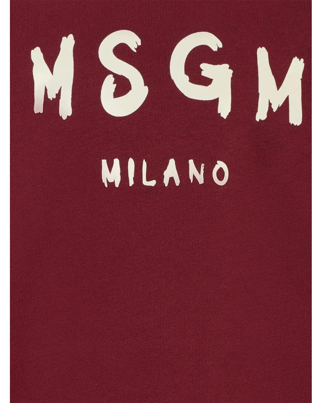 MSGM Red Jersey With Logo