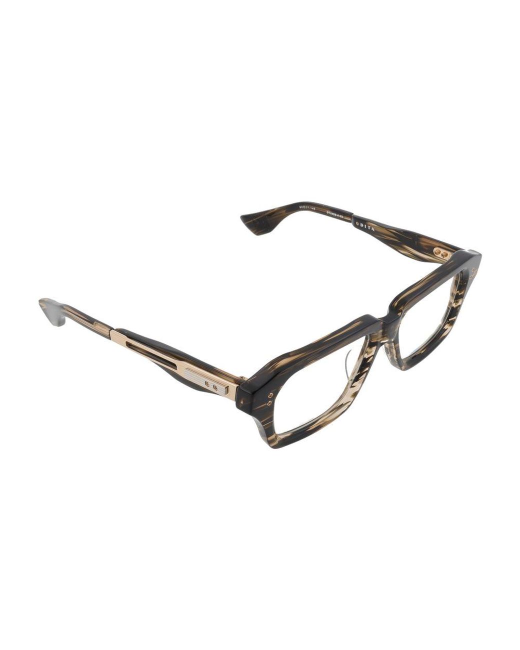 Dita Lancier Black Optical Detron Burnt Timber for men