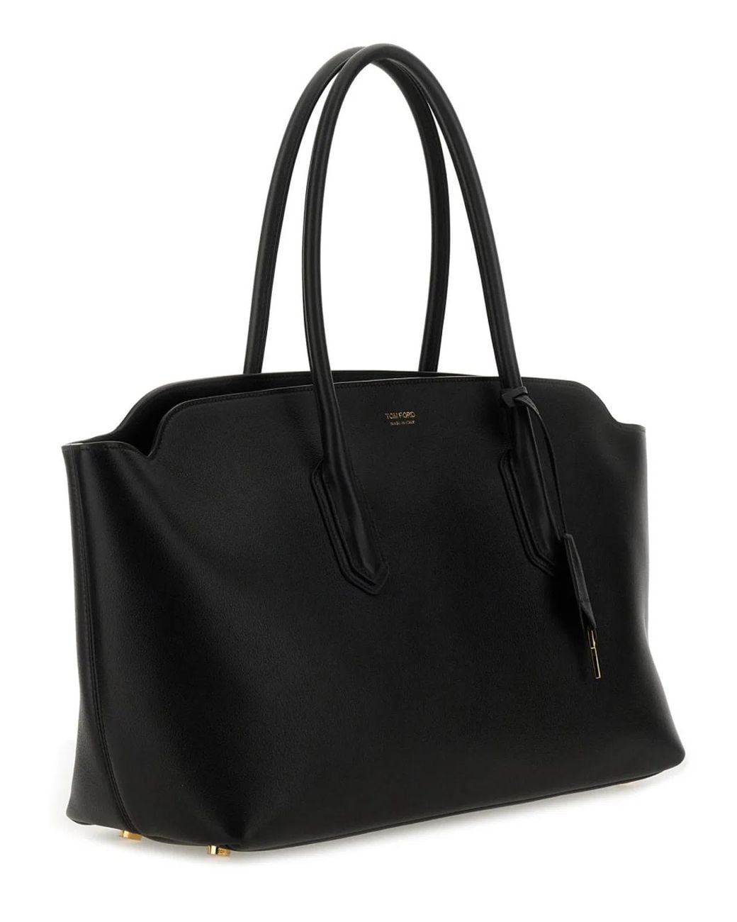 Tom Ford Black Calf Leather Shoulder Bags