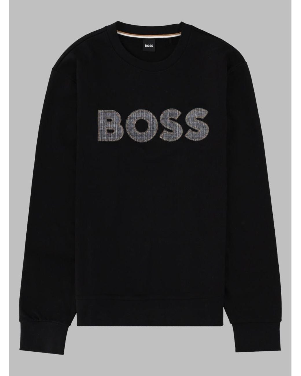 Boss Black Felpa Con Logo for men