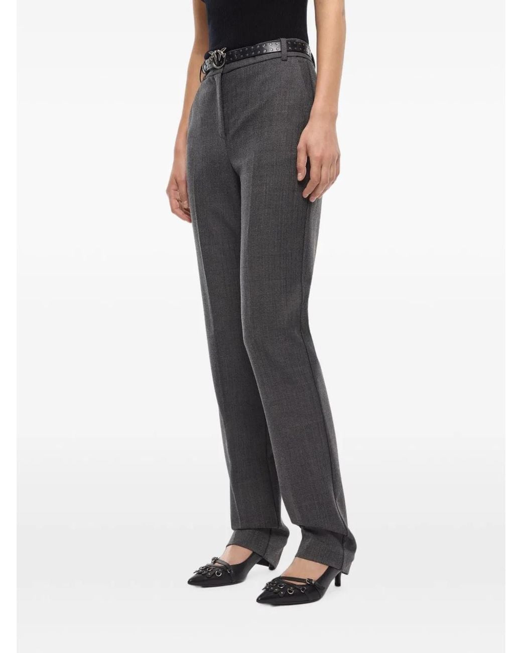 Pinko Gray Trousers