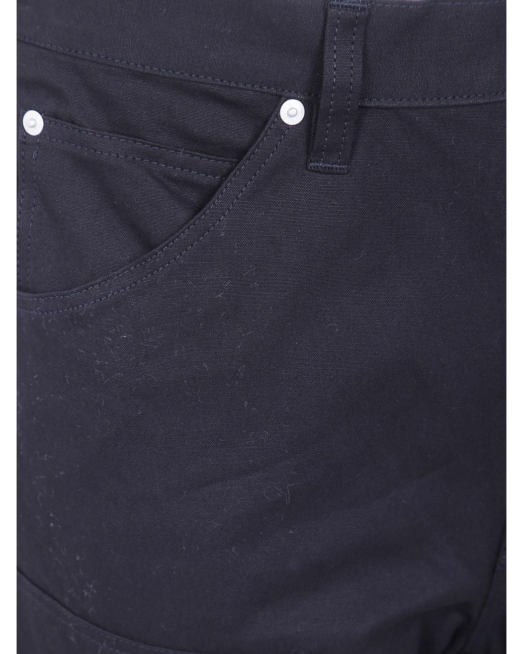 Comme des Garçons Blue Comme Des Garçons Homme Plus Boxy Wide Leg Cotton Trousers for men