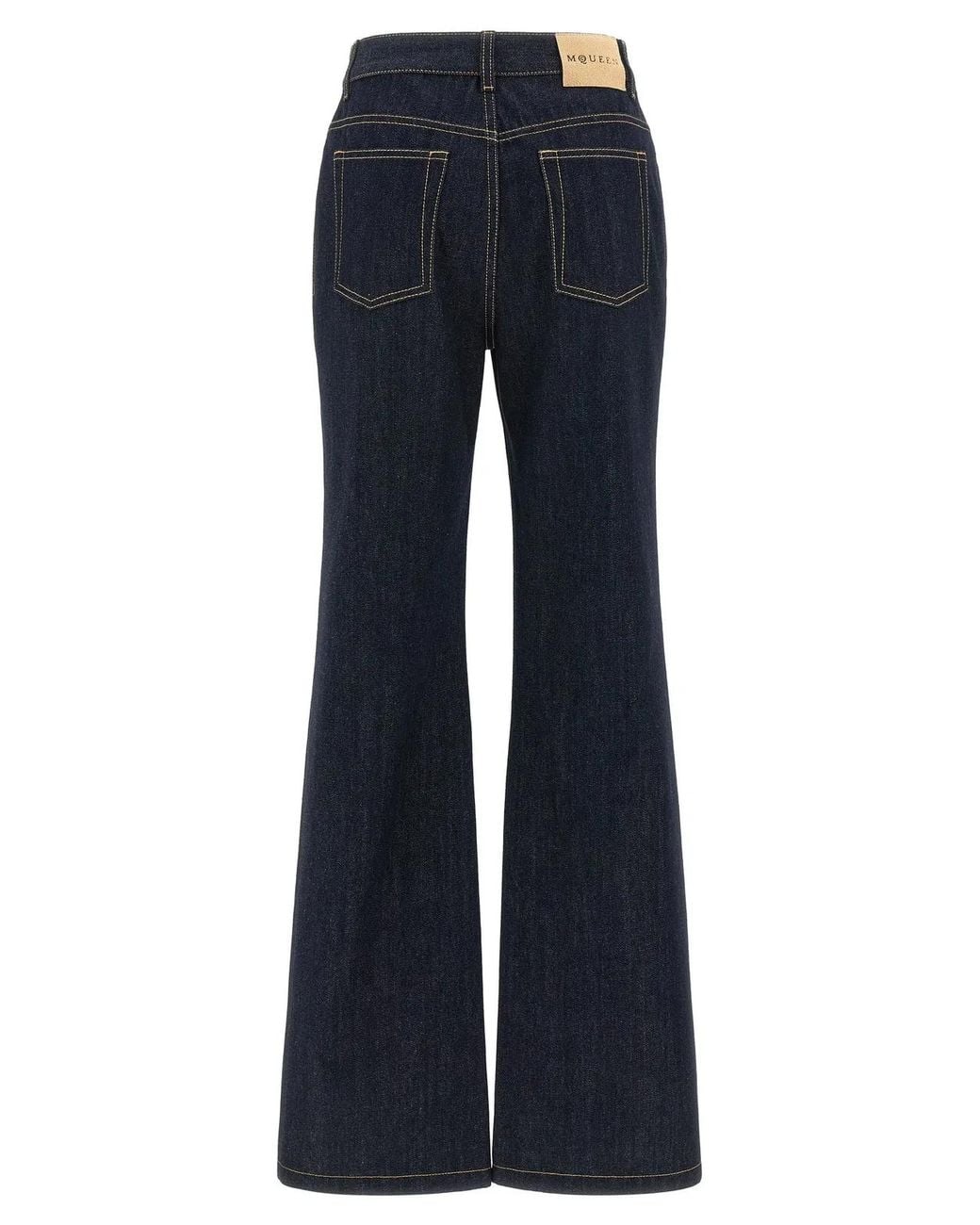 McQueen Blue Straight Leg Jeans