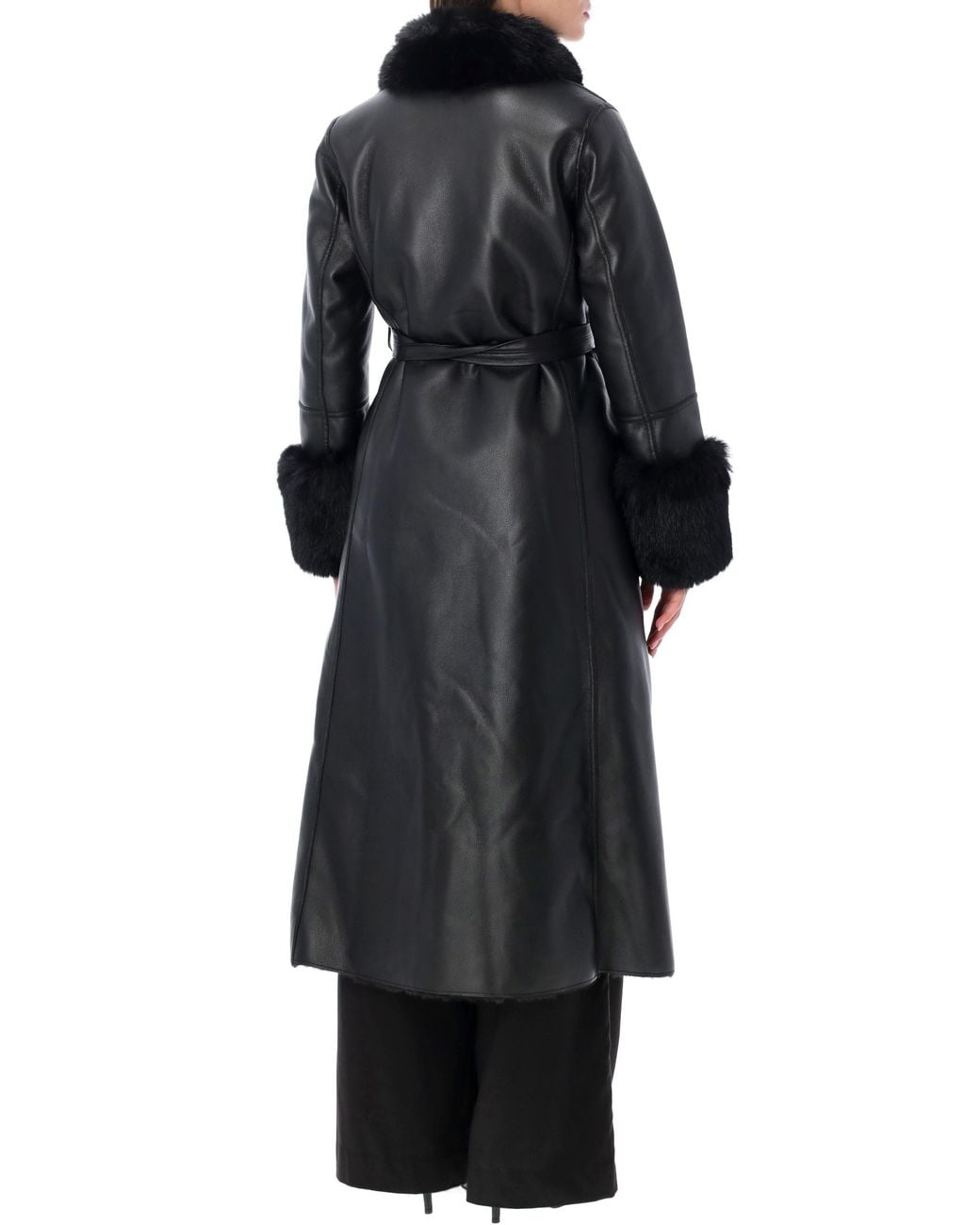 Urbancode Black Long Coat Reversable