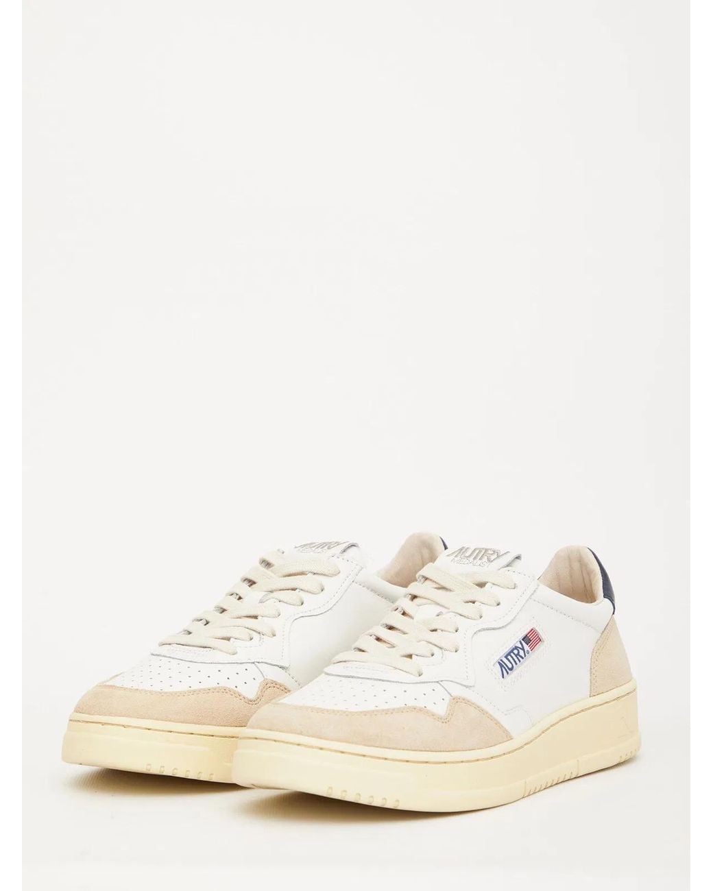 Autry Natural Medalist Low-Top Sneakers for men