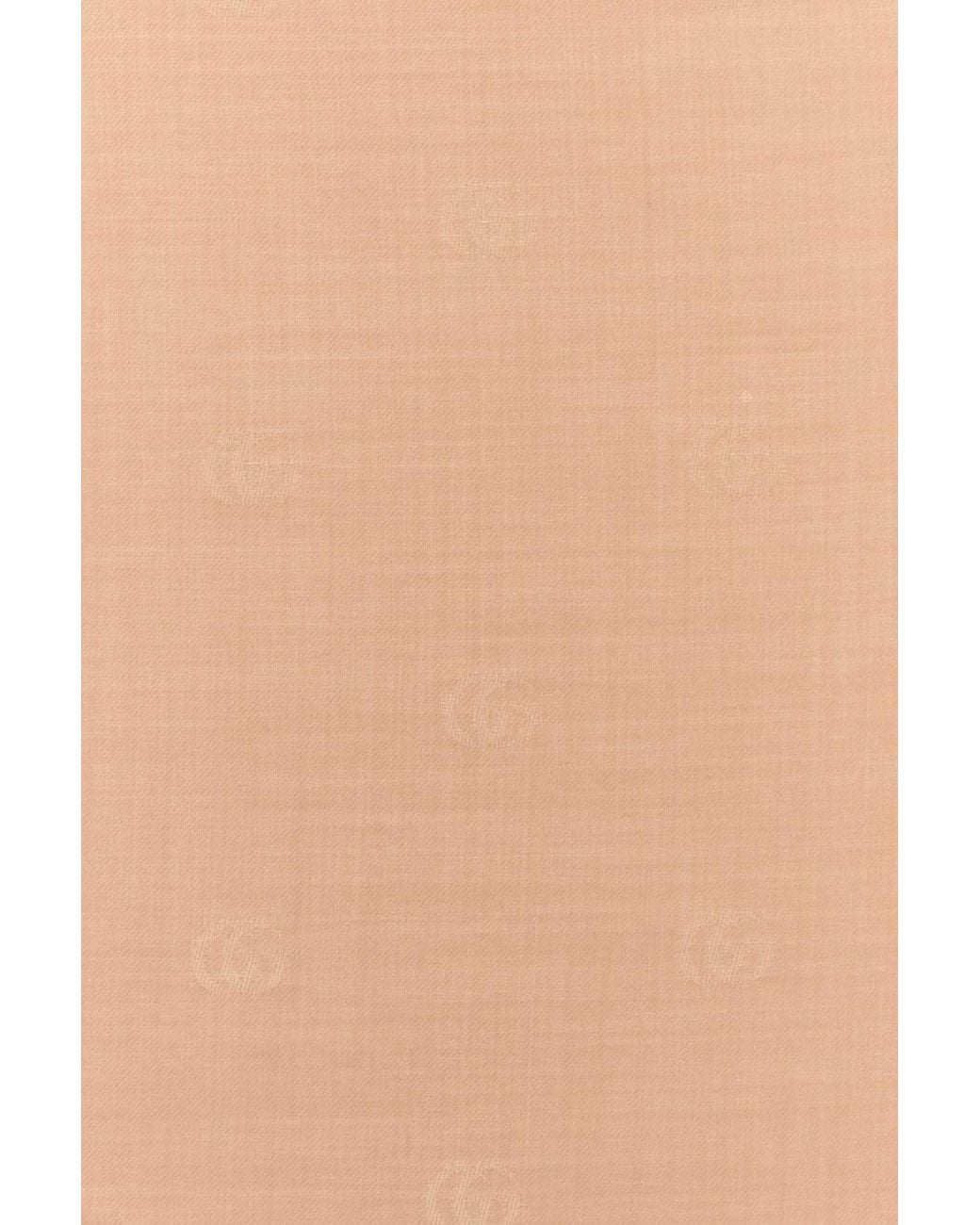 Gucci Natural Antiqued Silk Blend Scarf