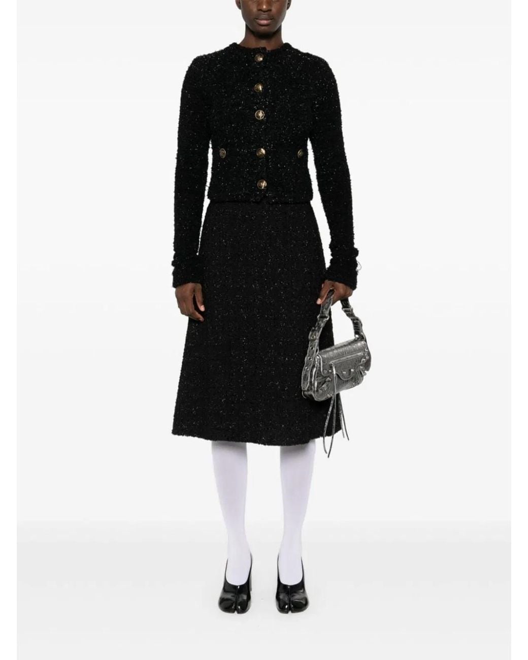 Balenciaga Black Cropped Jacket