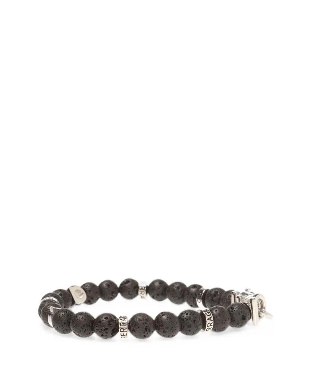 Ferragamo White Brass Bracelets for men