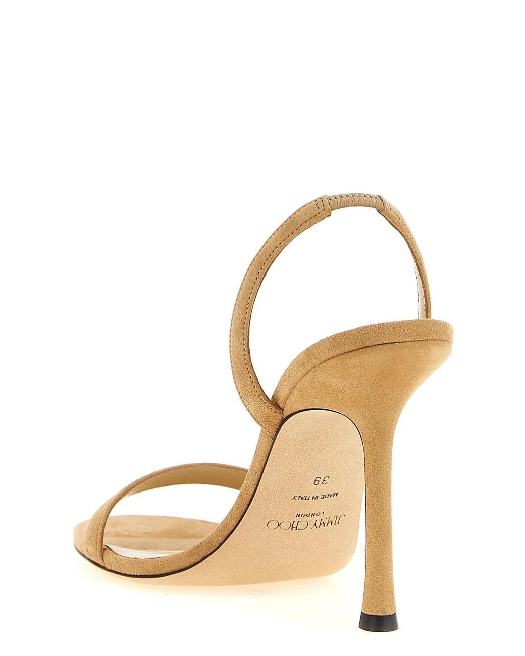 Jimmy Choo Metallic 'Jenn' Sandals