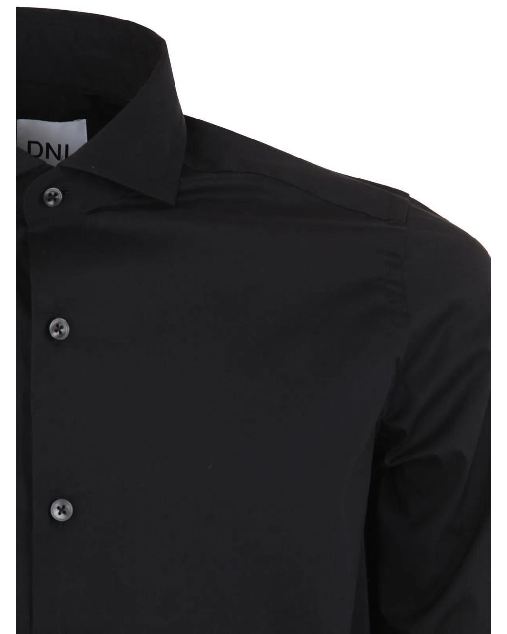 Dnl Black Slim Shirt for men