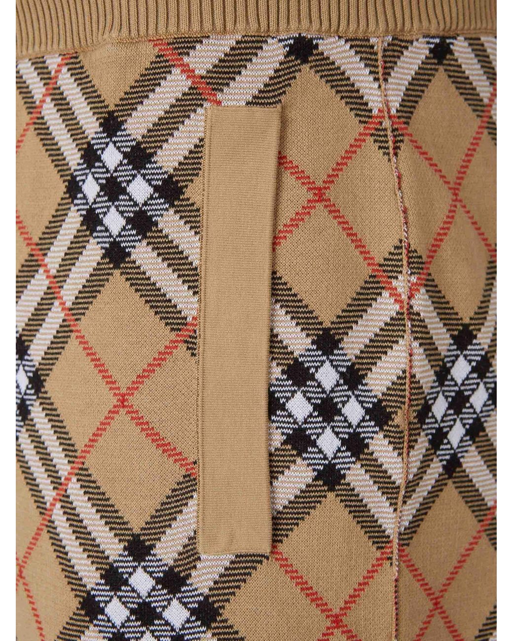 Burberry White Gawain Cchk for men