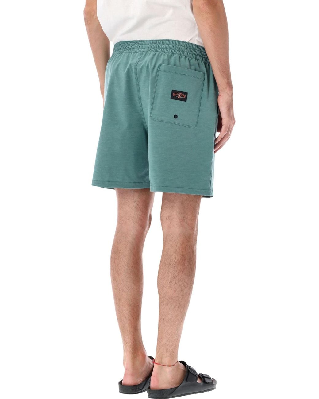 Billabong Green Every Other Day Layback 16" Swim Trunks for men