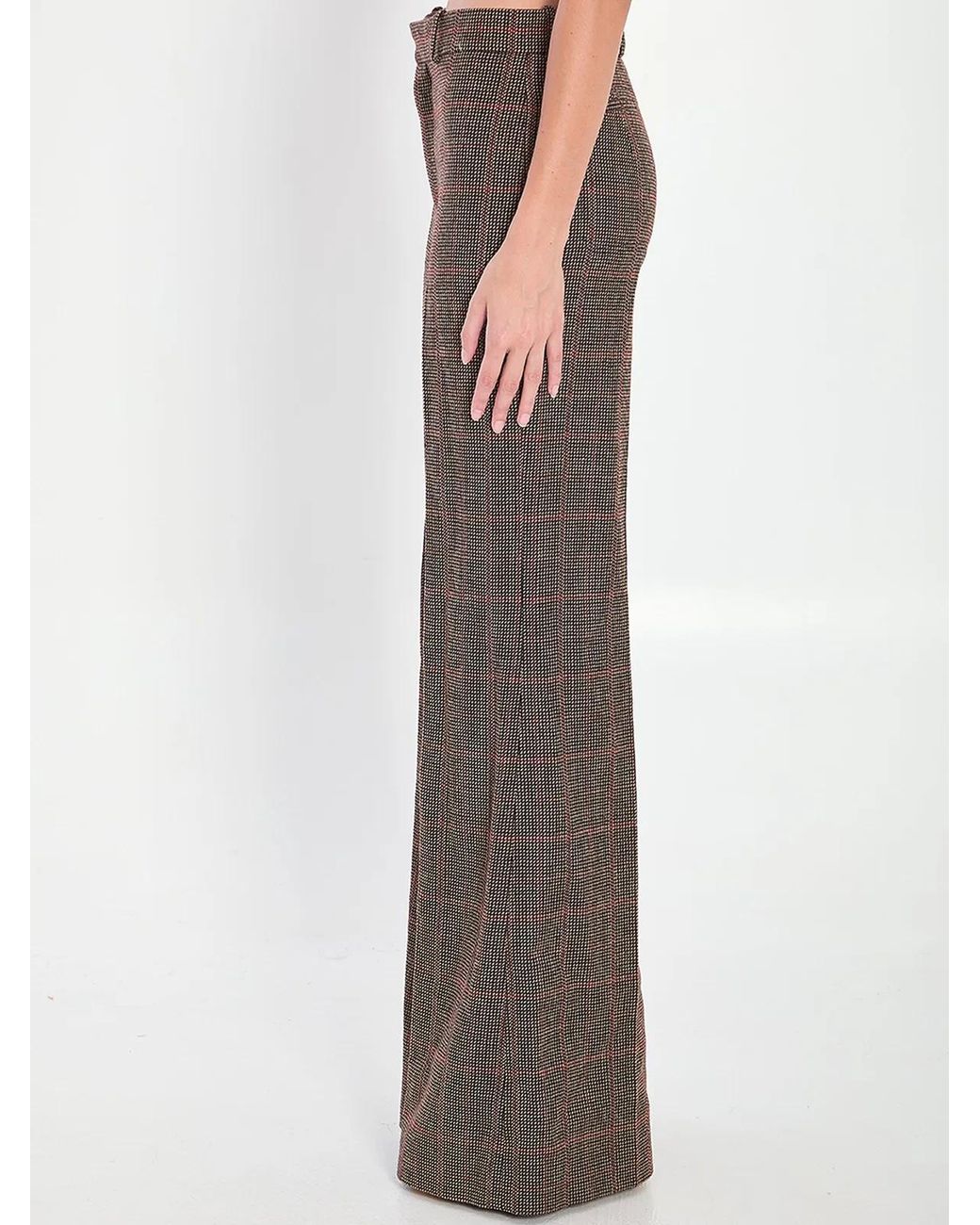 Chloé Brown Flared Trousers