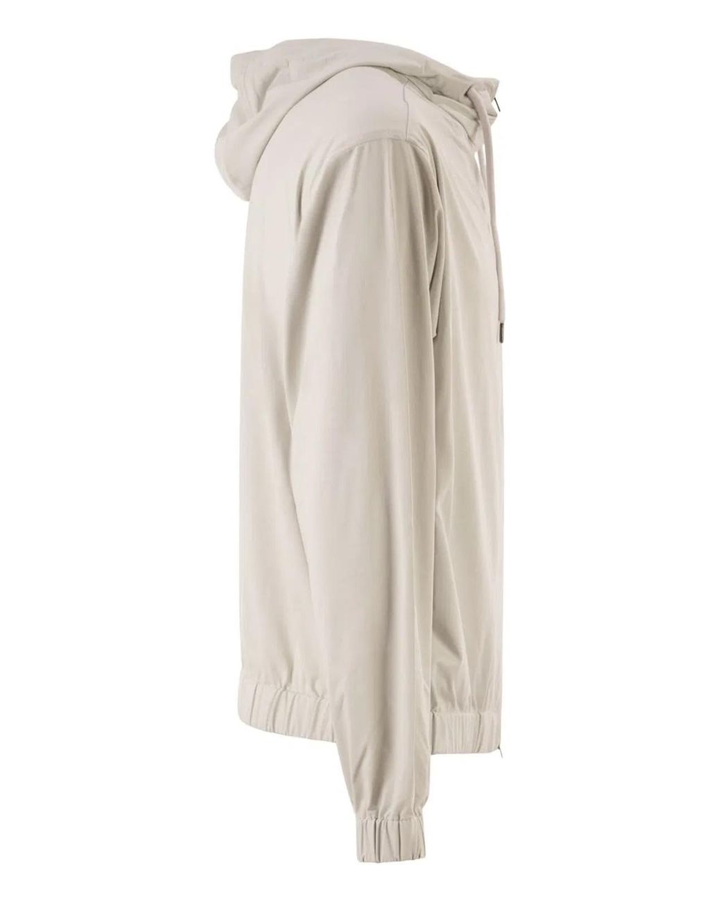 Herno White Wool Sweater for men