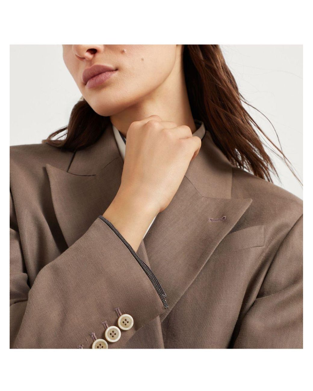 Brunello Cucinelli Brown Blazers