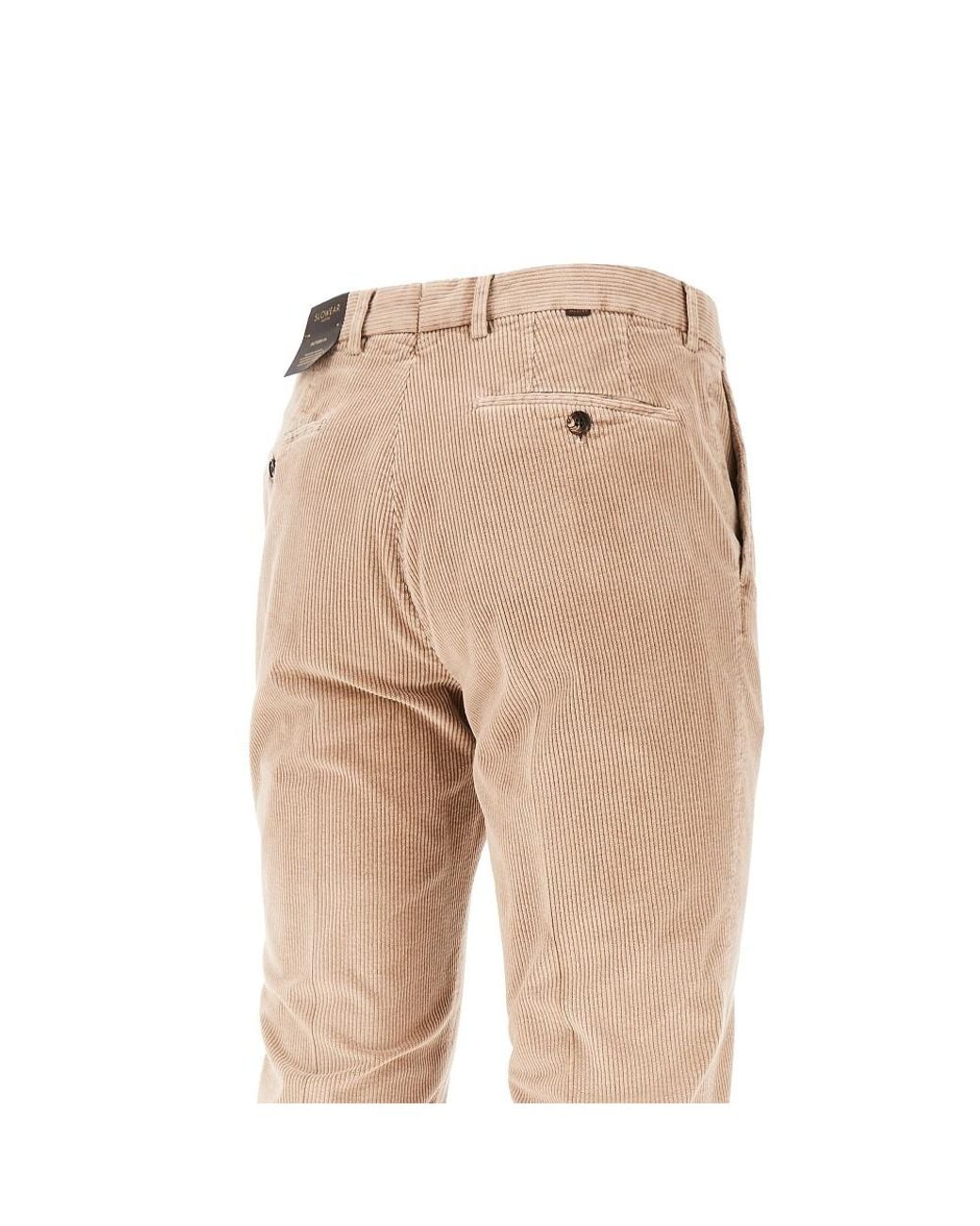 Incotex Natural Pattern Corduroy Pants for men