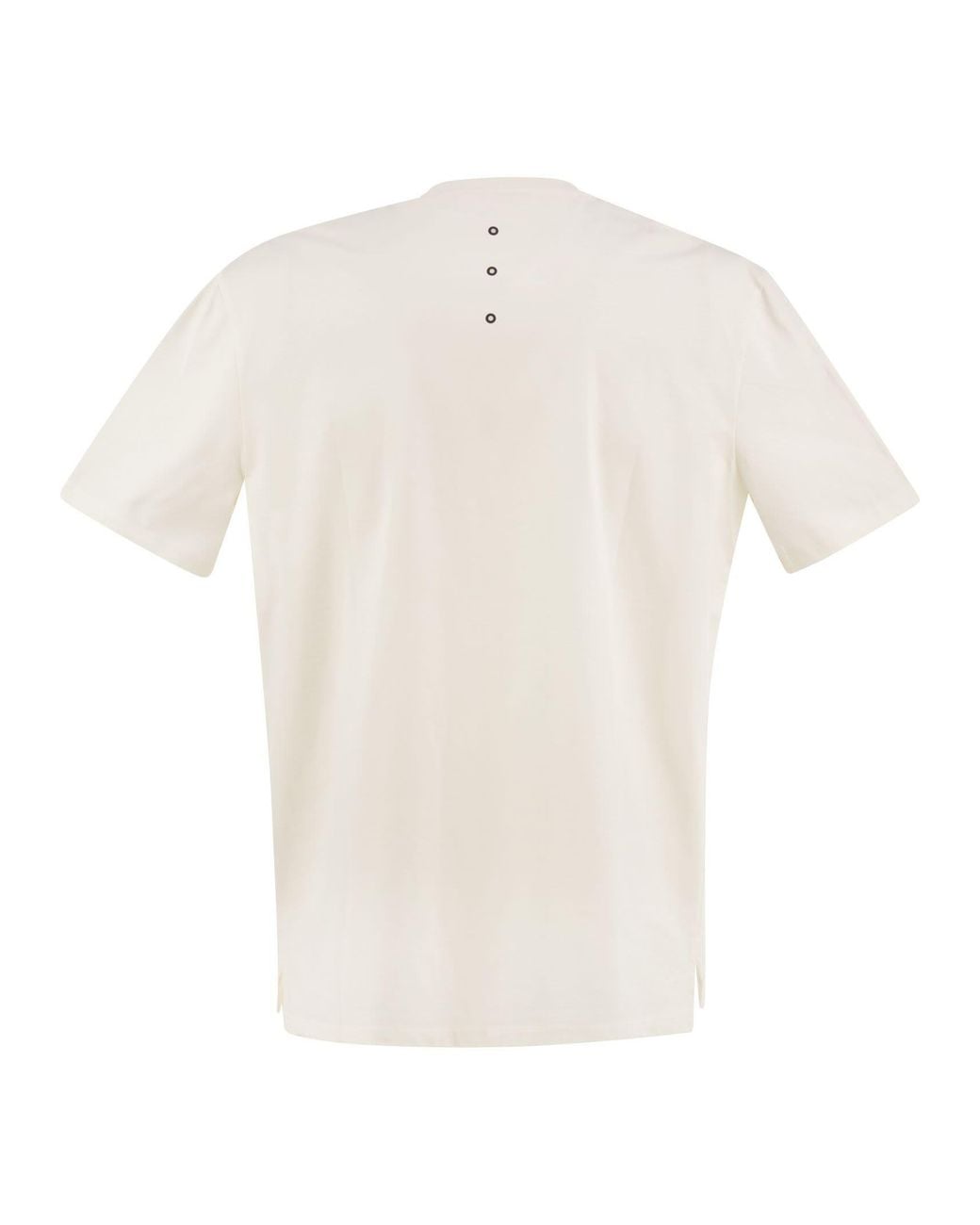 Premiata White Cotton T-Shirt With Logo for men