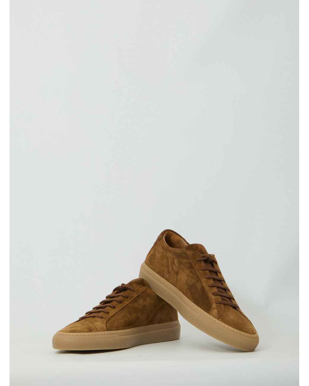 Common Projects Brown Suede Achilles Premium Sneakers for men