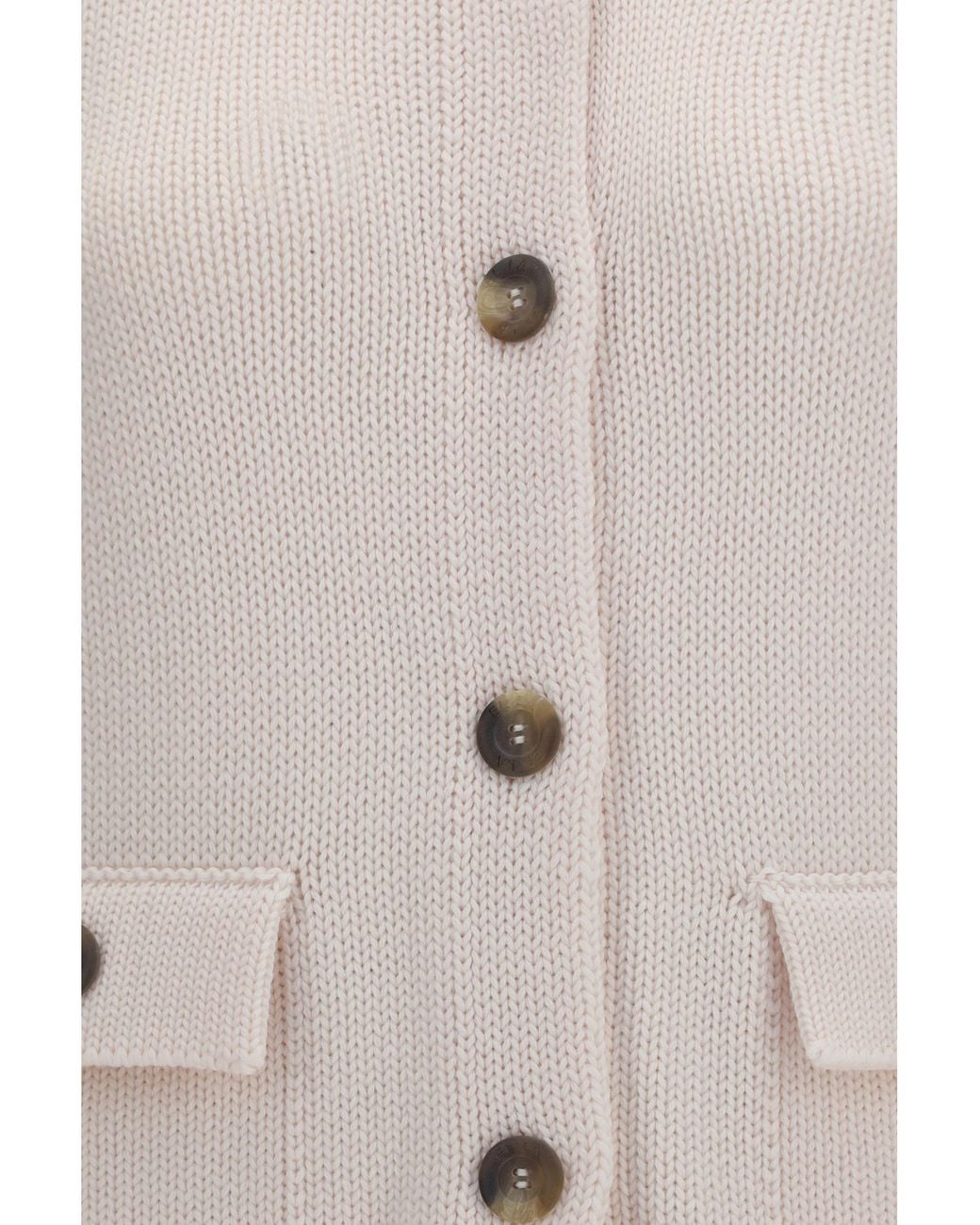 Adidas By Stella McCartney White Adidas By Stella Mccartney High Neck Cardigan