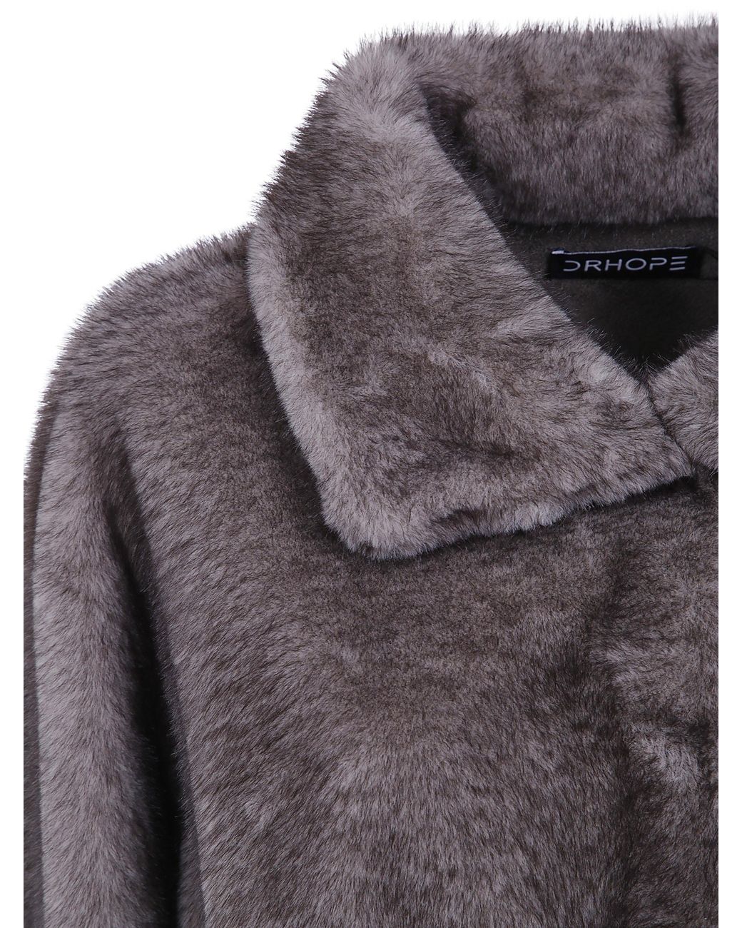 DR. HOPE Black Fake Fur Jacket
