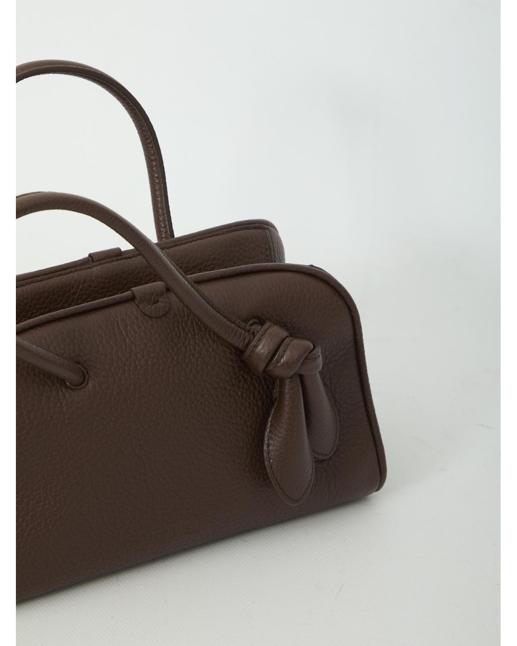 Jacquemus Brown Le Petit Turismo Leather Top Handle Bag