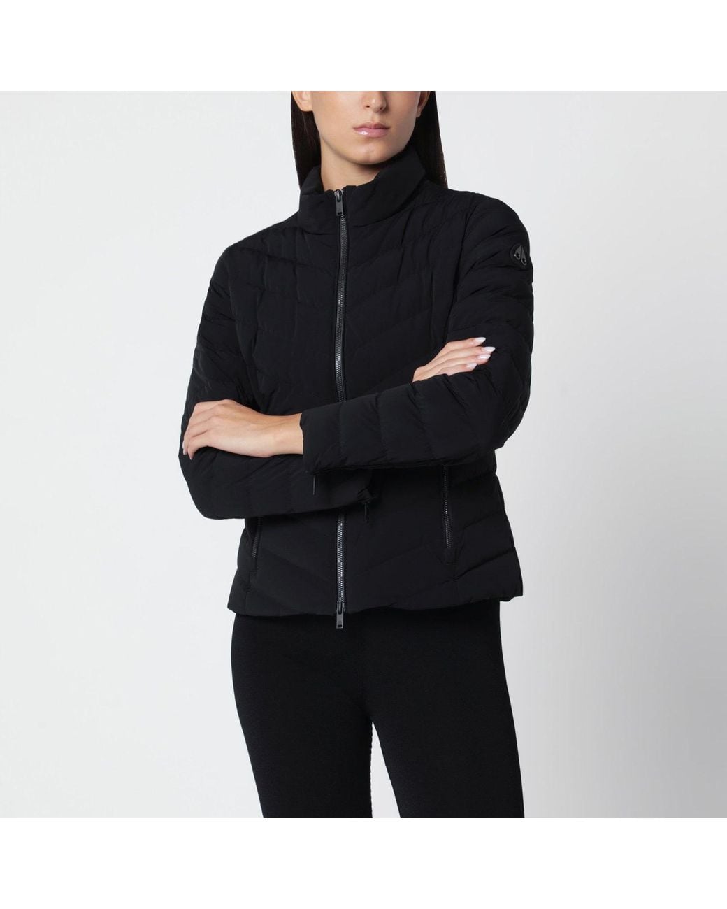 Moose Knuckles Black Elora Padded Jacket