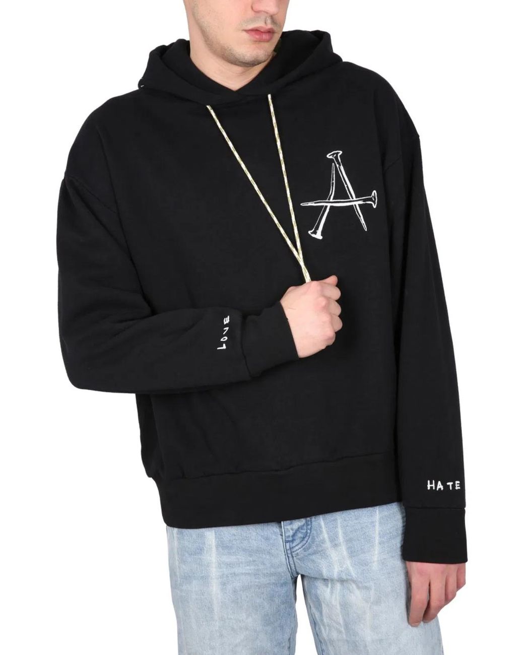Aries Black Hoodie for men