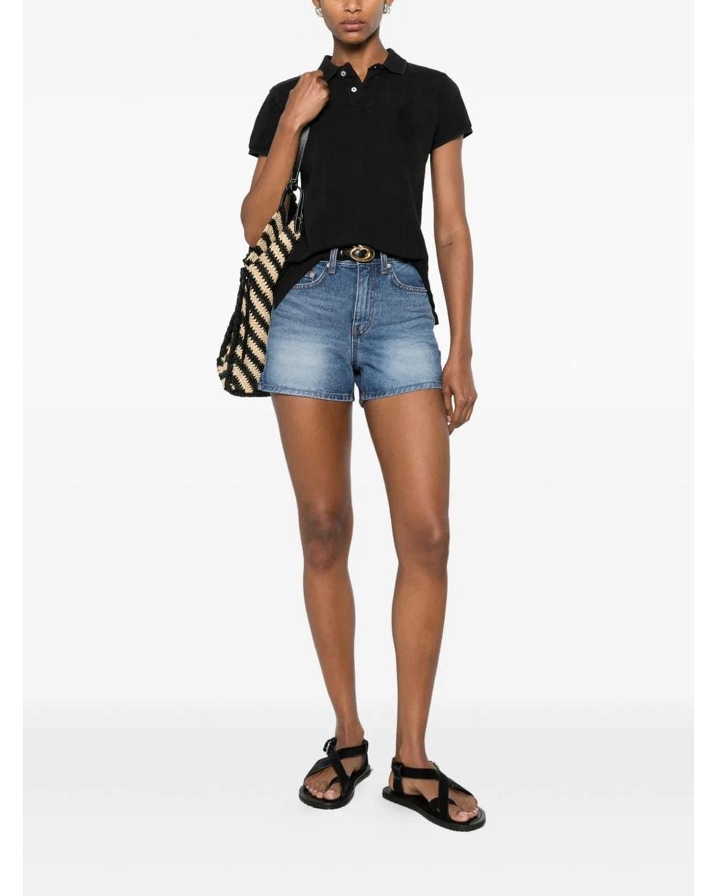 DUNST Blue Denim Mini Shorts