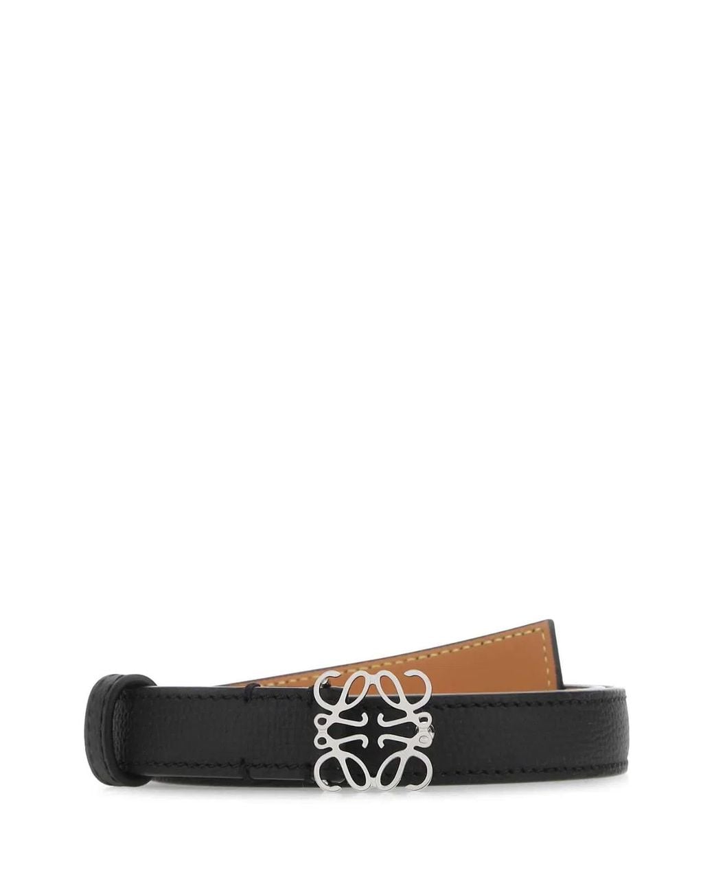 Loewe White Anagram 2Cm Belt