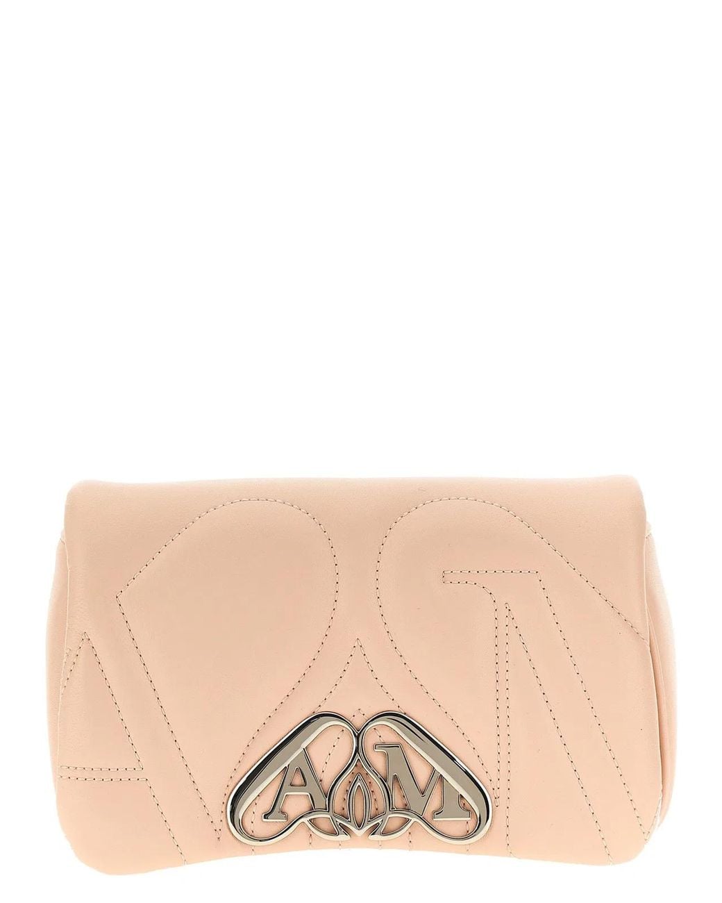 McQueen Natural 'The Mini Seal' Crossbody Bag