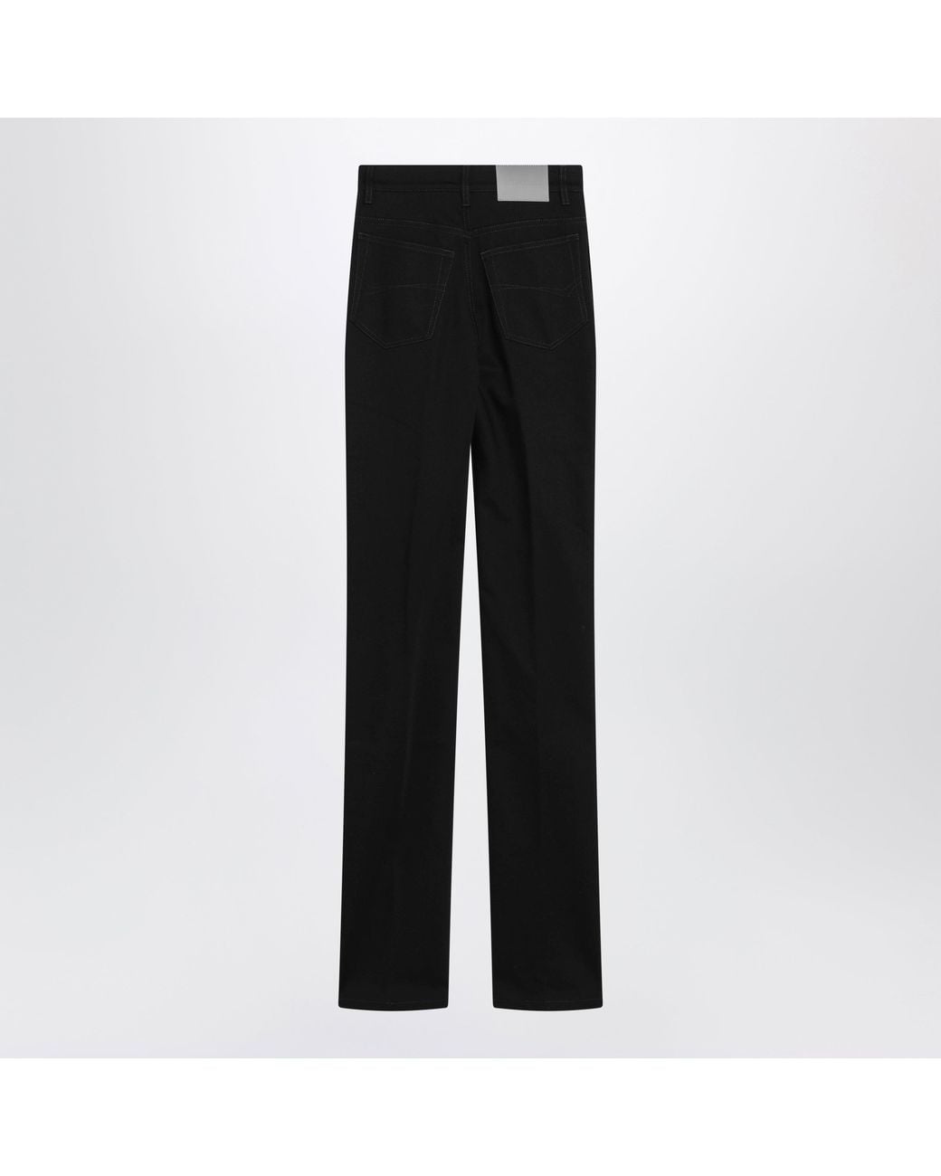 Balenciaga Black High-Waisted Cotton Jeans