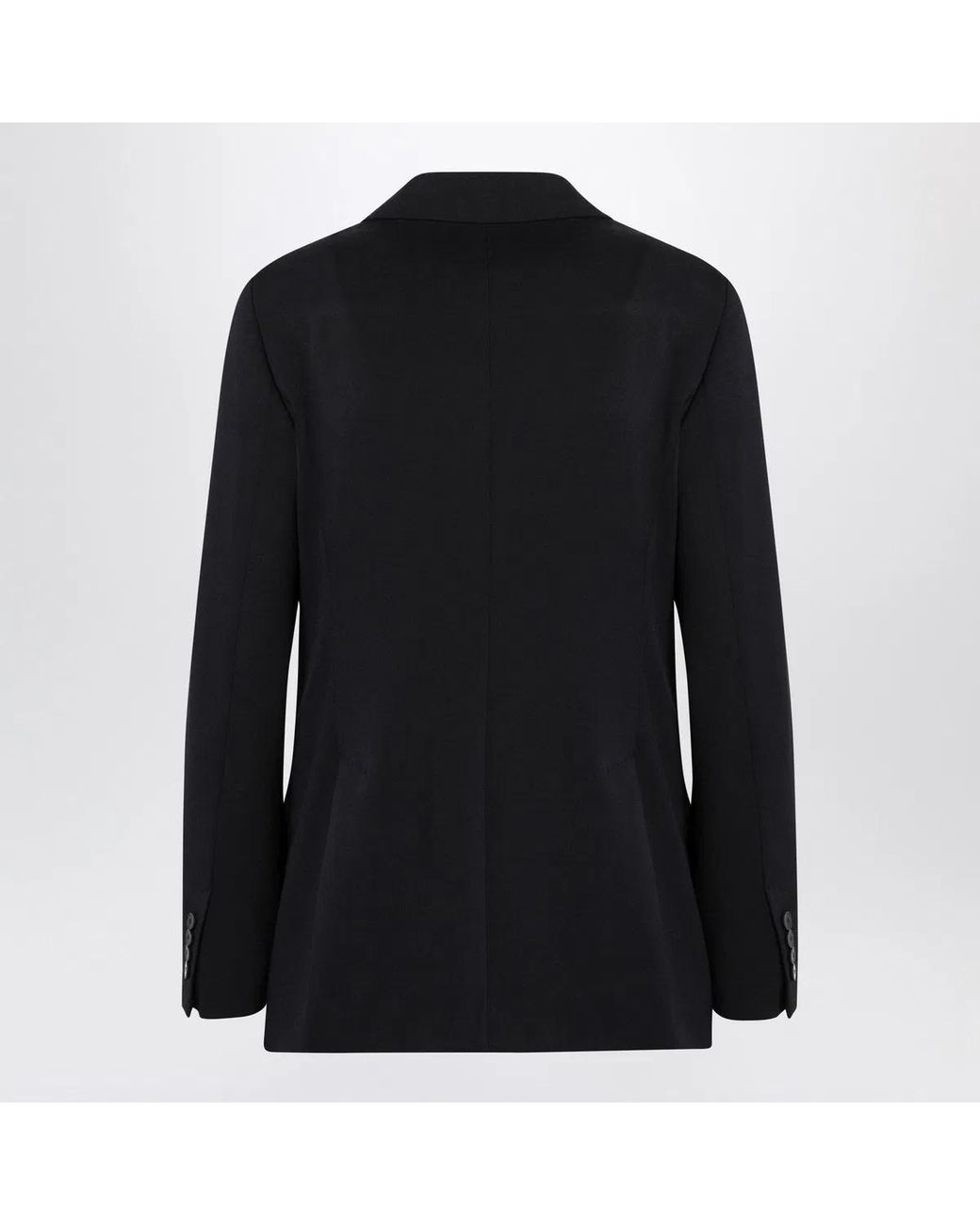 Max Mara Black Doublebreasted Wool Jacket