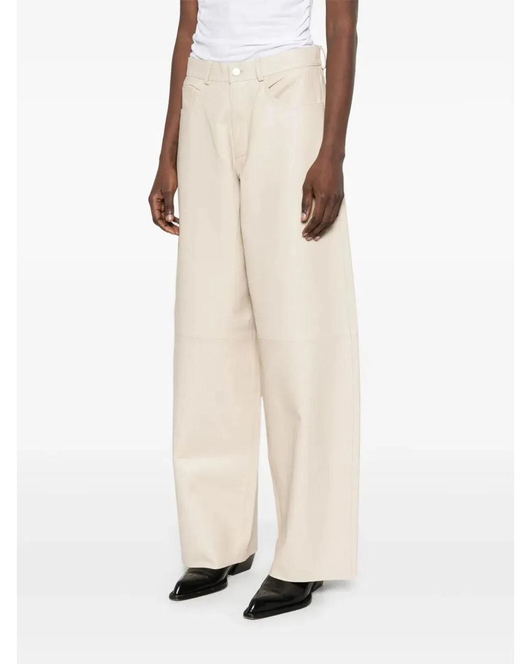 Haikure Natural Wide Leg Trousers