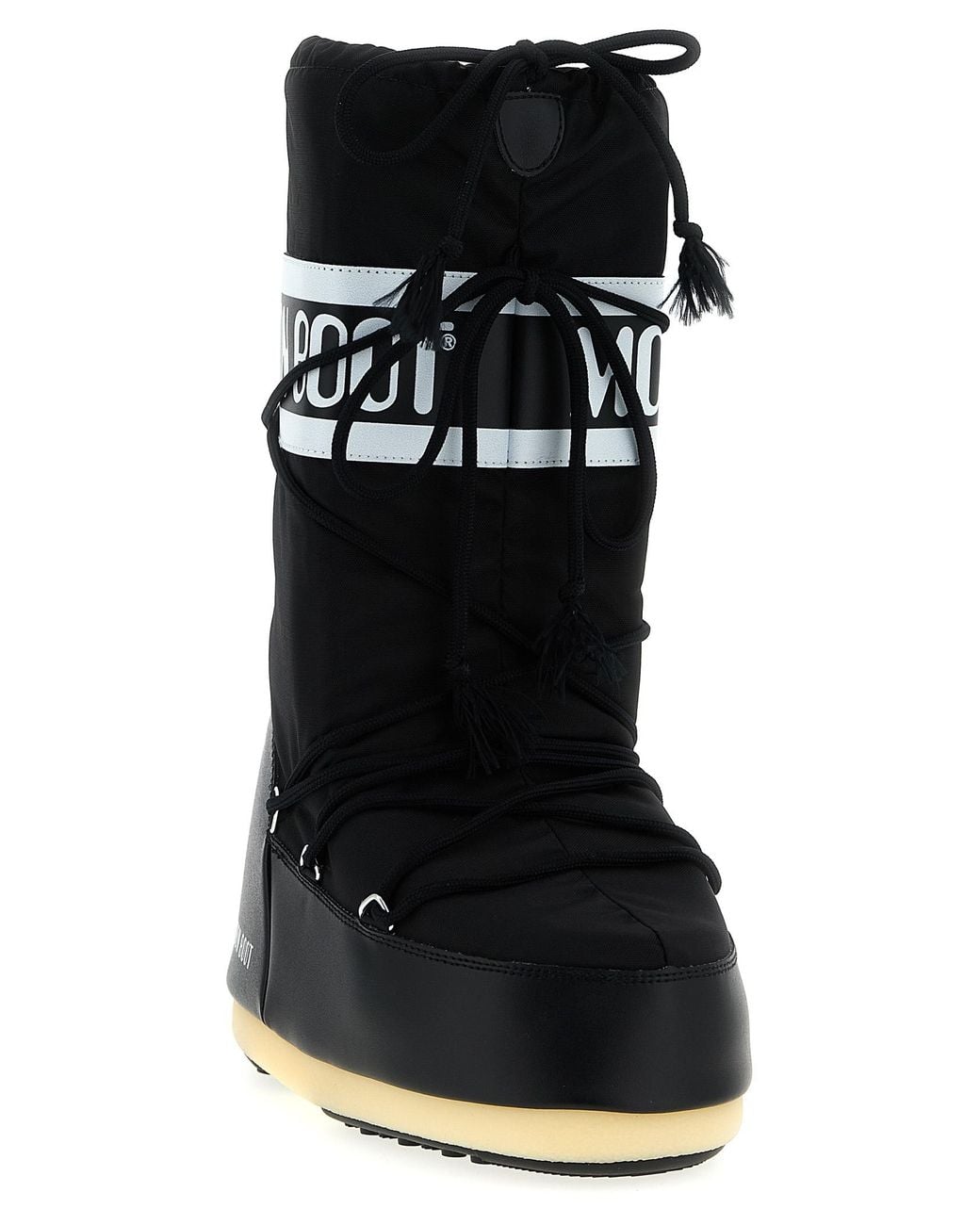 Moon Boot Black 'Icon' Boots