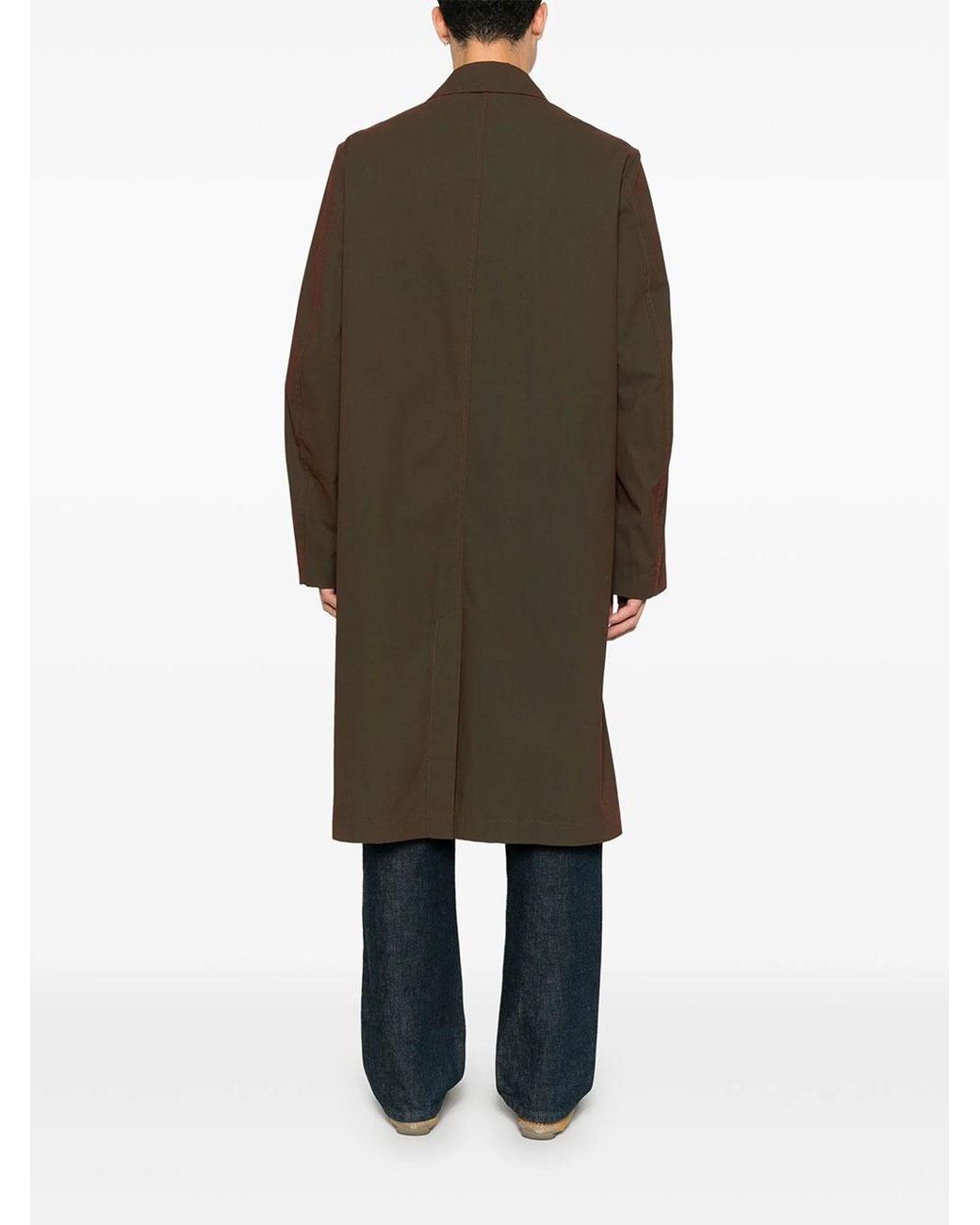 Dries Van Noten Natural Cappotto Rankles for men