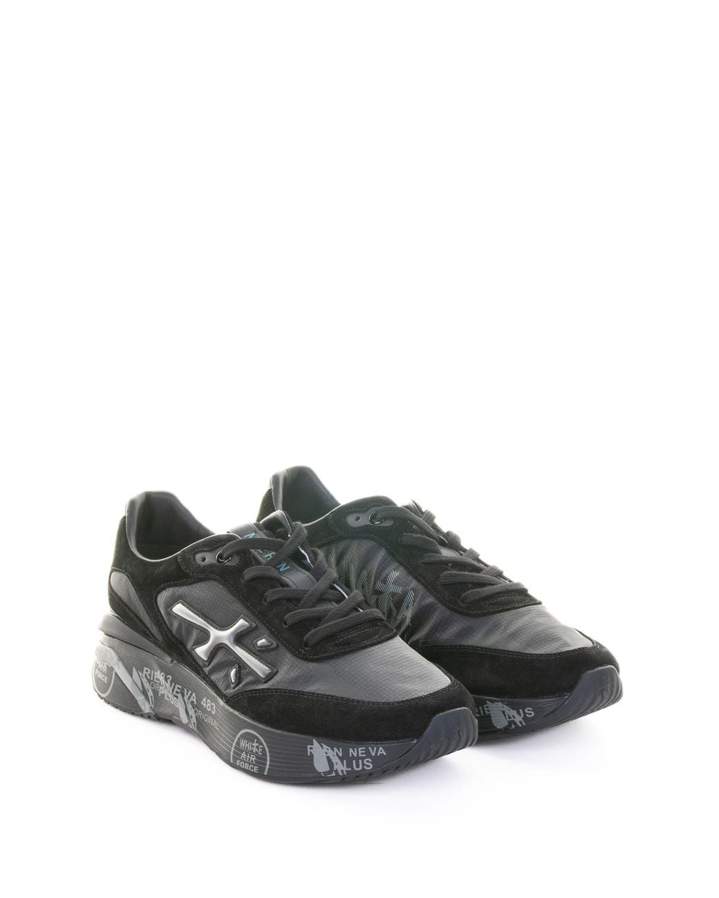 Premiata Black Sneaker Moerun 6445 for men