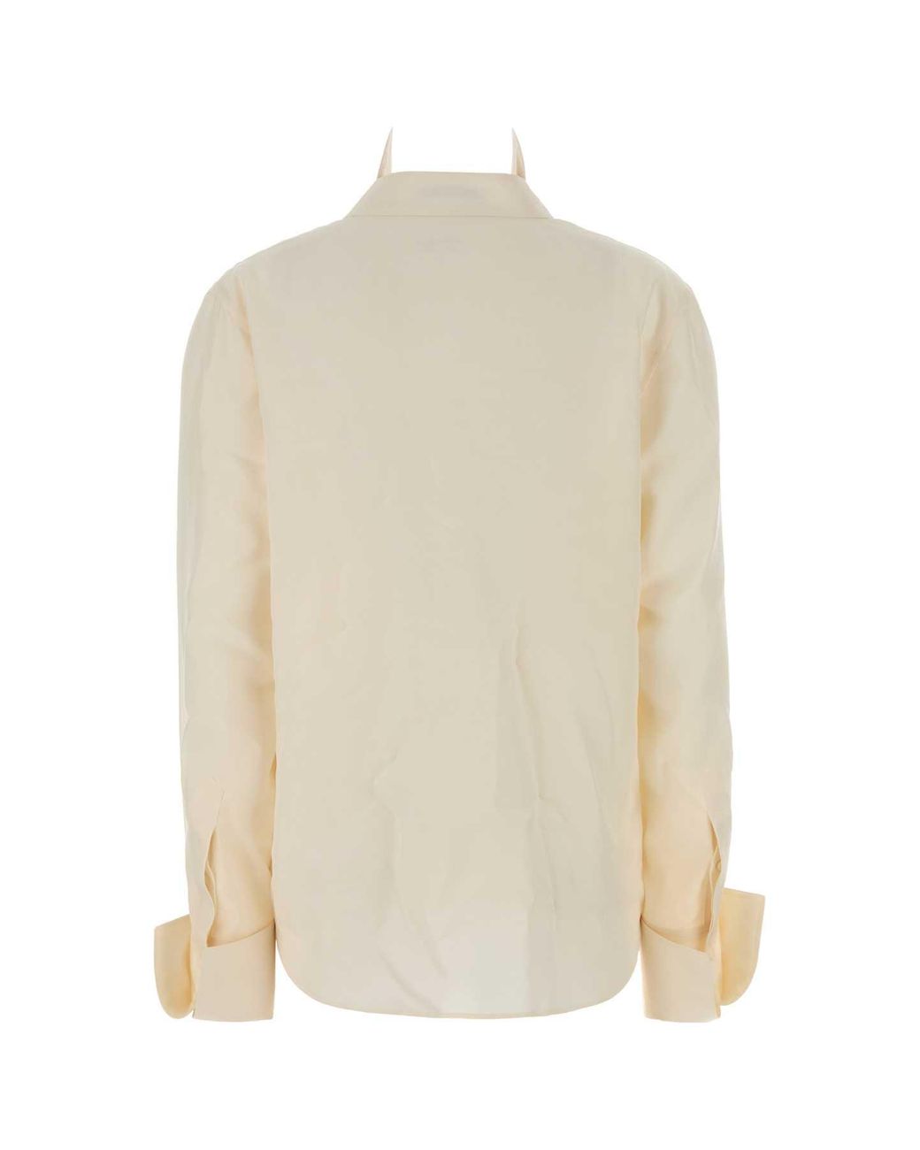Givenchy White Deconstructed Collar Shirt