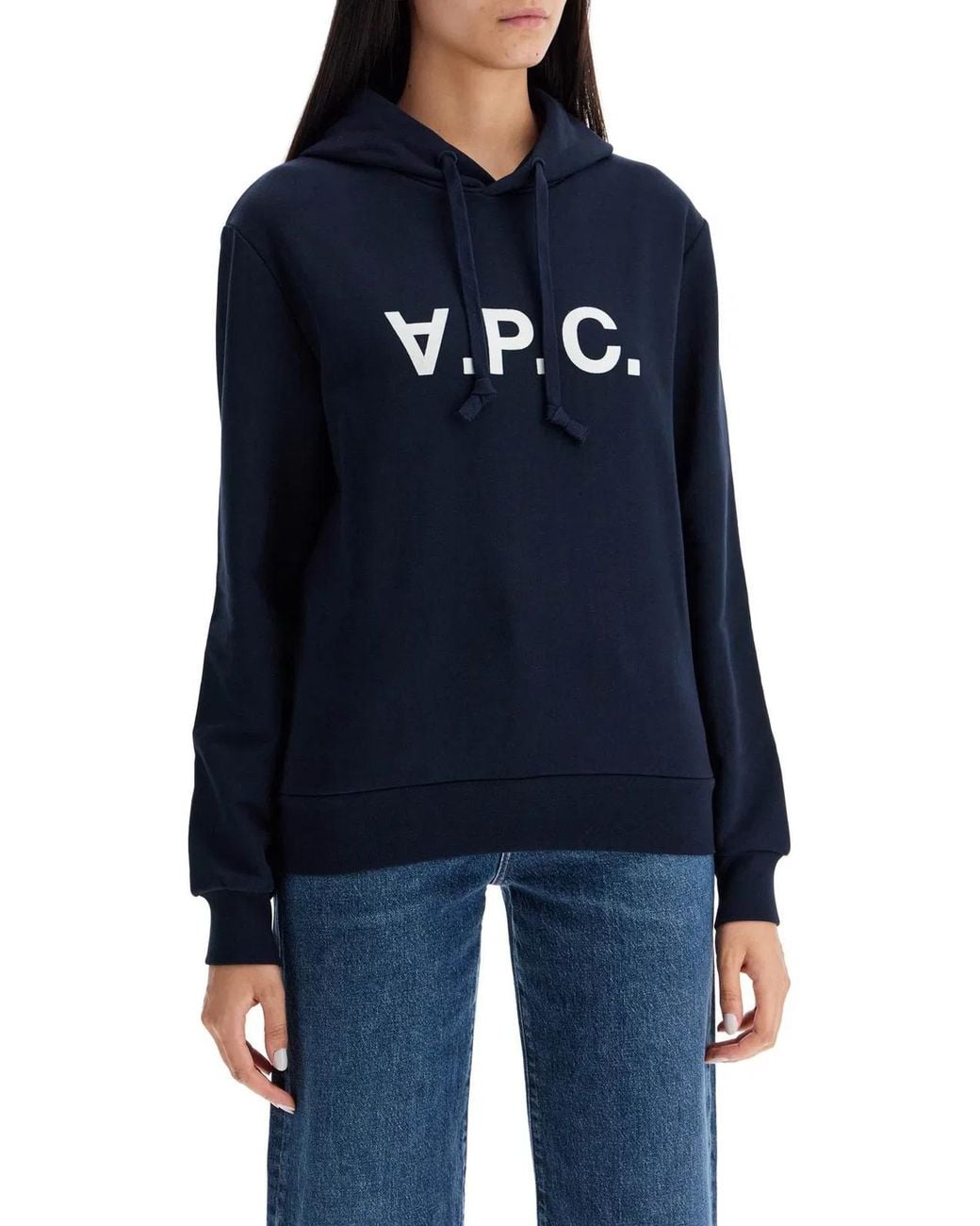 A.P.C. Blue Standard Grand Vpc Cotton Hoodie for men