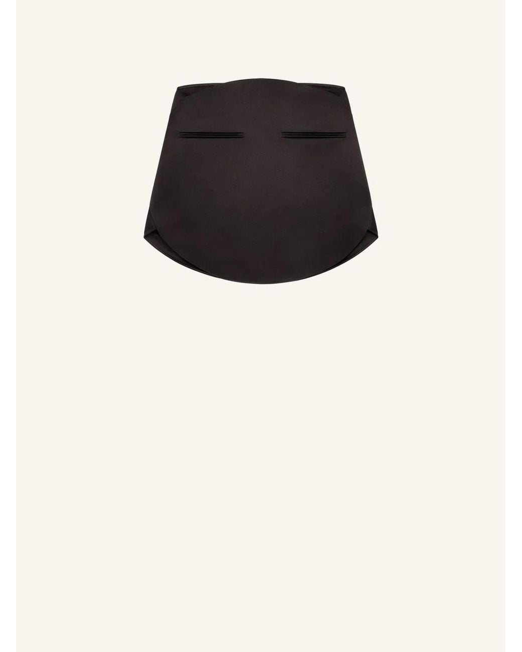 Courreges Black Courregès Skirt