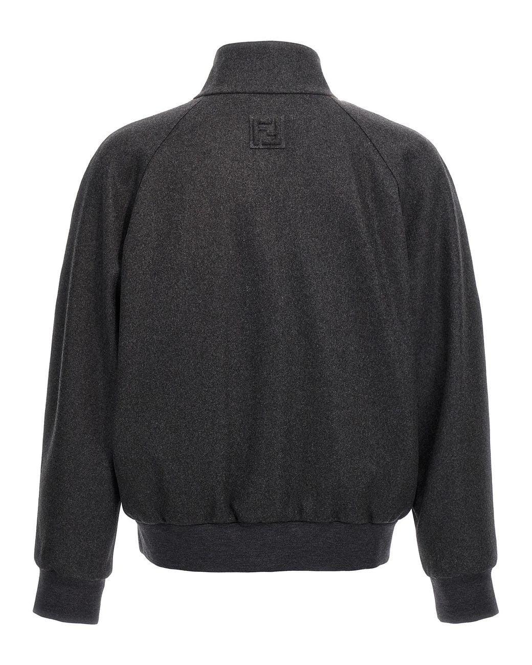 Fendi Gray Cashmere Jacket for men
