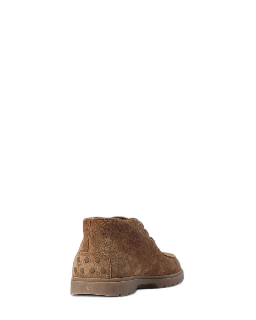 Tod's Brown Suede Desert Boots for men