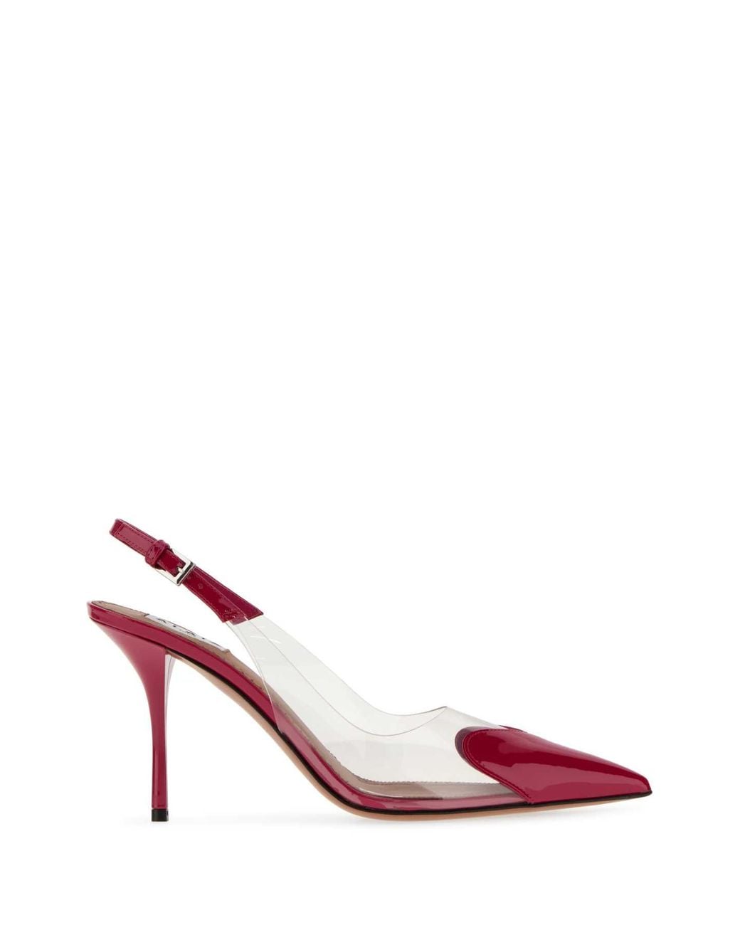 Alaïa Pink Slingback Pumps With Heart Detail And 90Mm Heel