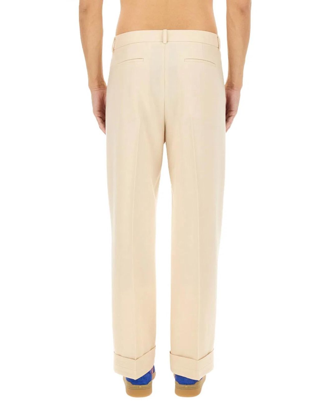 Valentino Natural Wool Pants for men