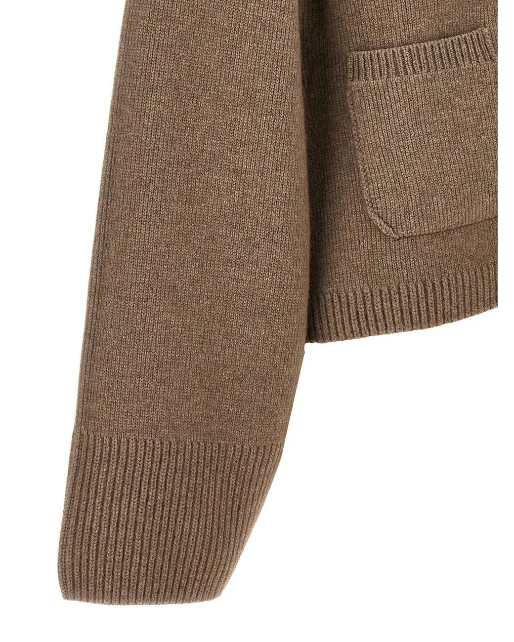 Khaite Brown Scarlet' Cardigan