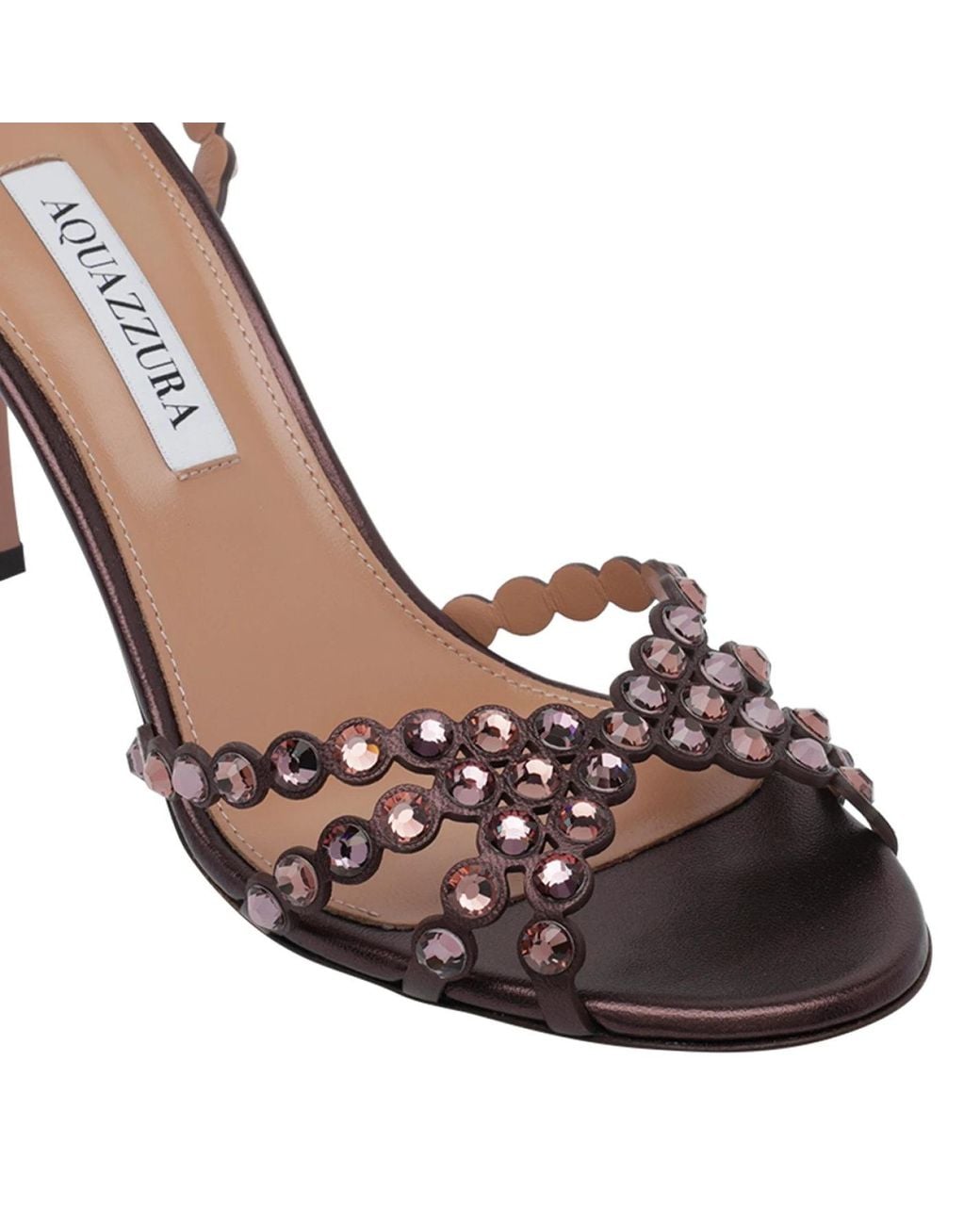 Aquazzura Brown Tequila Sandal 85