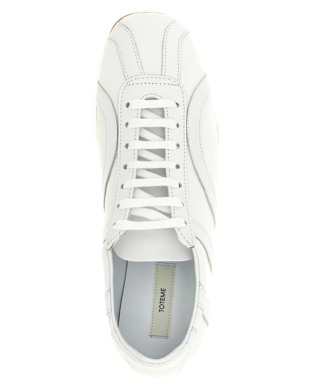 Totême White Canvas Sneakers