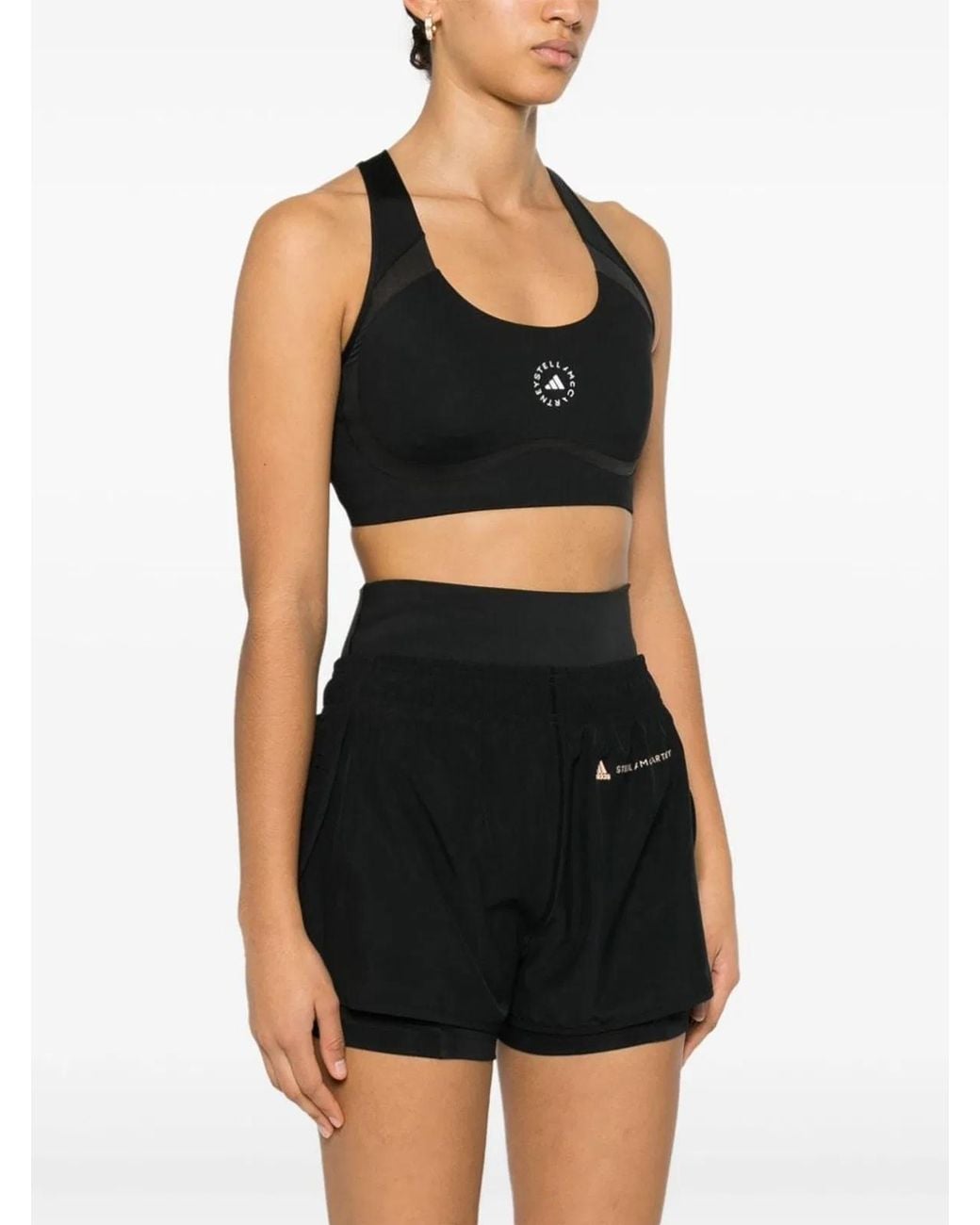 Adidas By Stella McCartney Black By Stella Mccartney Truepurpose Power Impact Training Medium-support Bra (plus Size)